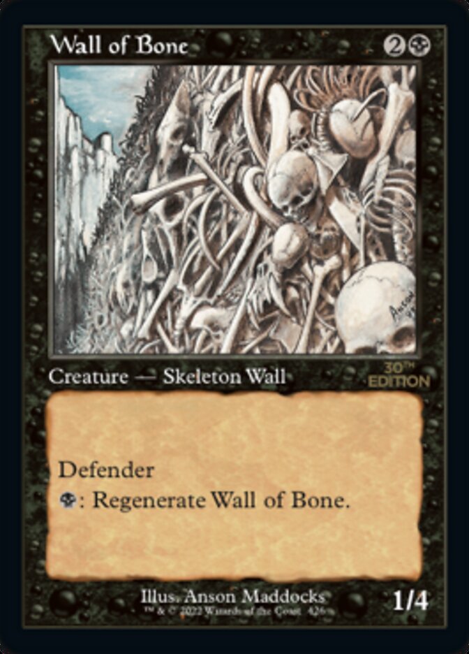 Wall of Bone (Retro) [30th Anniversary Edition] | Tables and Towers