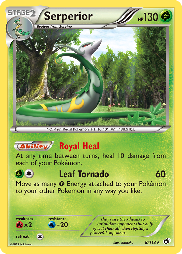 Serperior (8/113) [Black & White: Legendary Treasures] | Tables and Towers