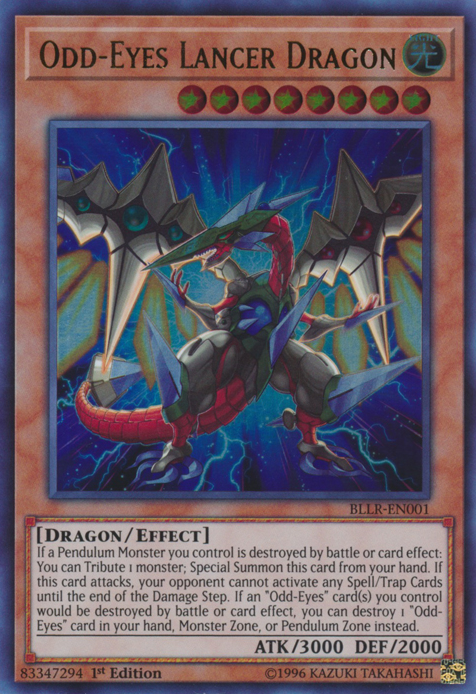 Odd-Eyes Lancer Dragon [BLLR-EN001] Ultra Rare | Tables and Towers