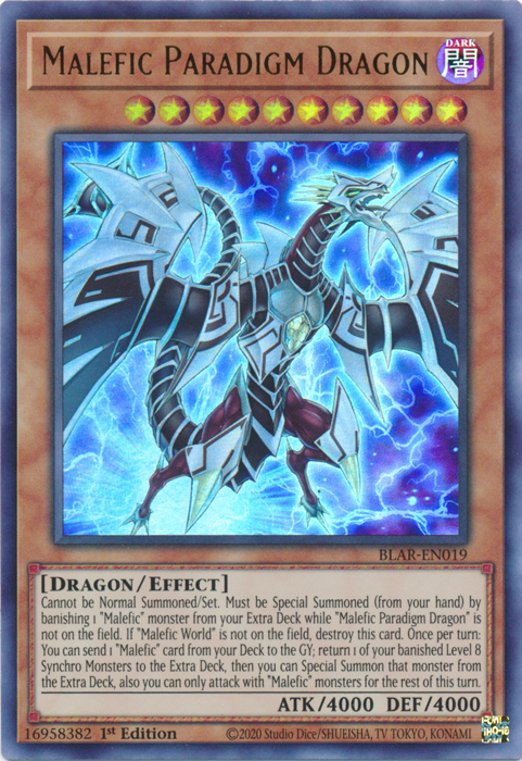 Malefic Paradigm Dragon [BLAR-EN019] Ultra Rare | Tables and Towers