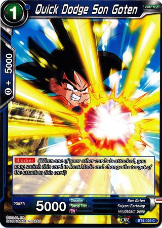 Quick Dodge Son Goten (BT4-029) [Colossal Warfare] | Tables and Towers