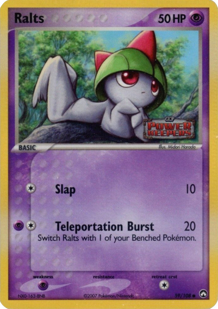 Ralts (59/108) (Stamped) [EX: Power Keepers] | Tables and Towers