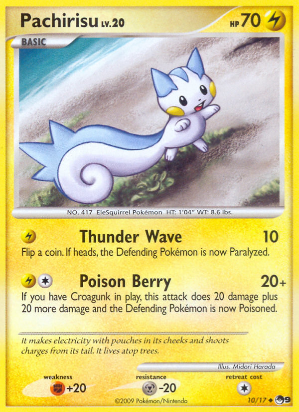 Pachirisu (10/17) [POP Series 9] | Tables and Towers