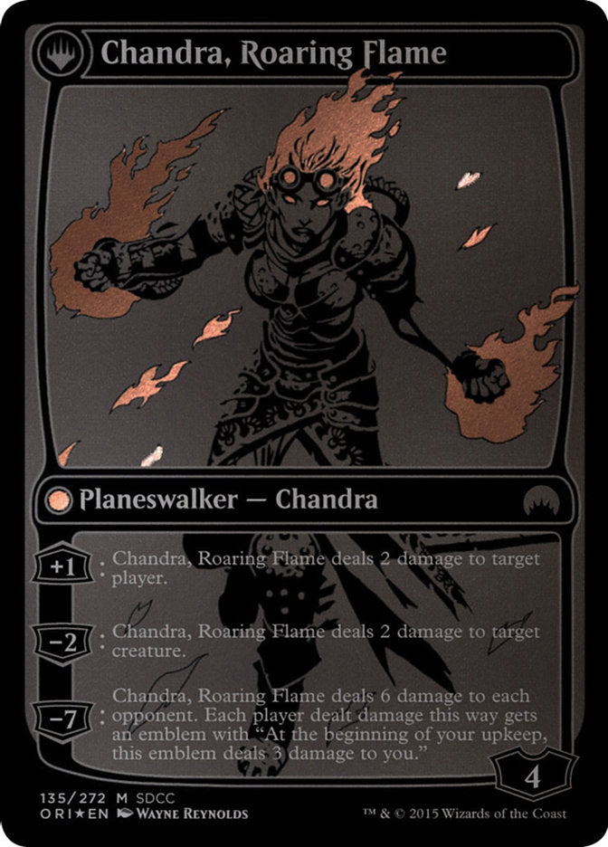 Chandra, Fire of Kaladesh // Chandra, Roaring Flame [San Diego Comic-Con 2015] | Tables and Towers