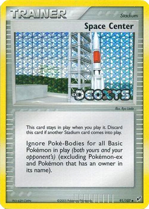 Space Center (91/107) (Stamped) [EX: Deoxys] | Tables and Towers