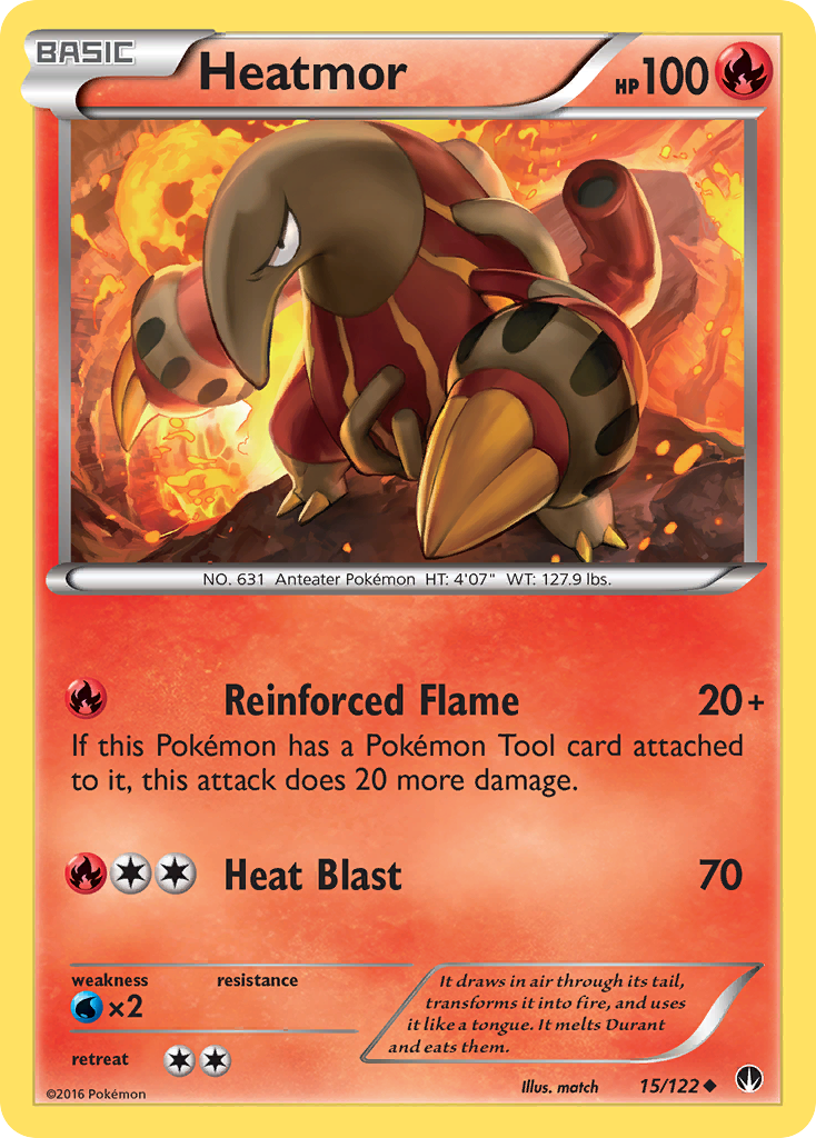 Heatmor (15/122) [XY: BREAKpoint] | Tables and Towers