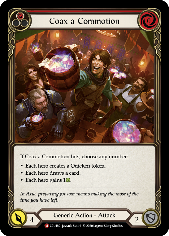 Coax a Commotion [CRU180] (Crucible of War)  1st Edition Rainbow Foil | Tables and Towers