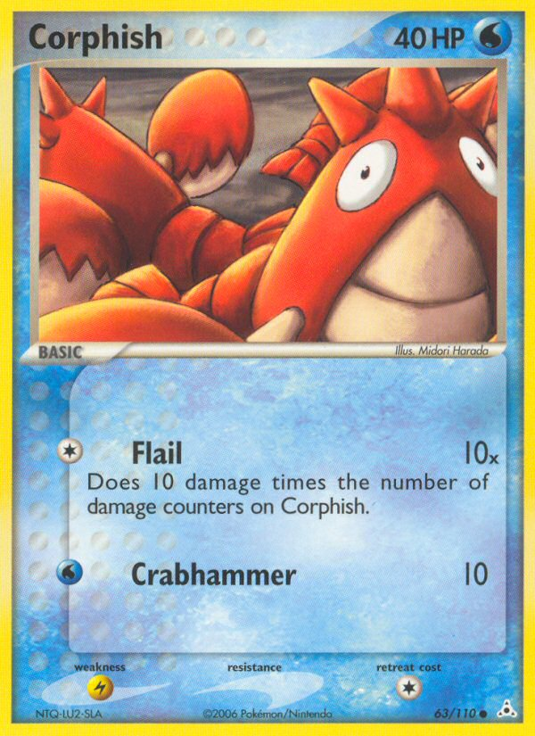 Corphish (63/110) [EX: Holon Phantoms] | Tables and Towers