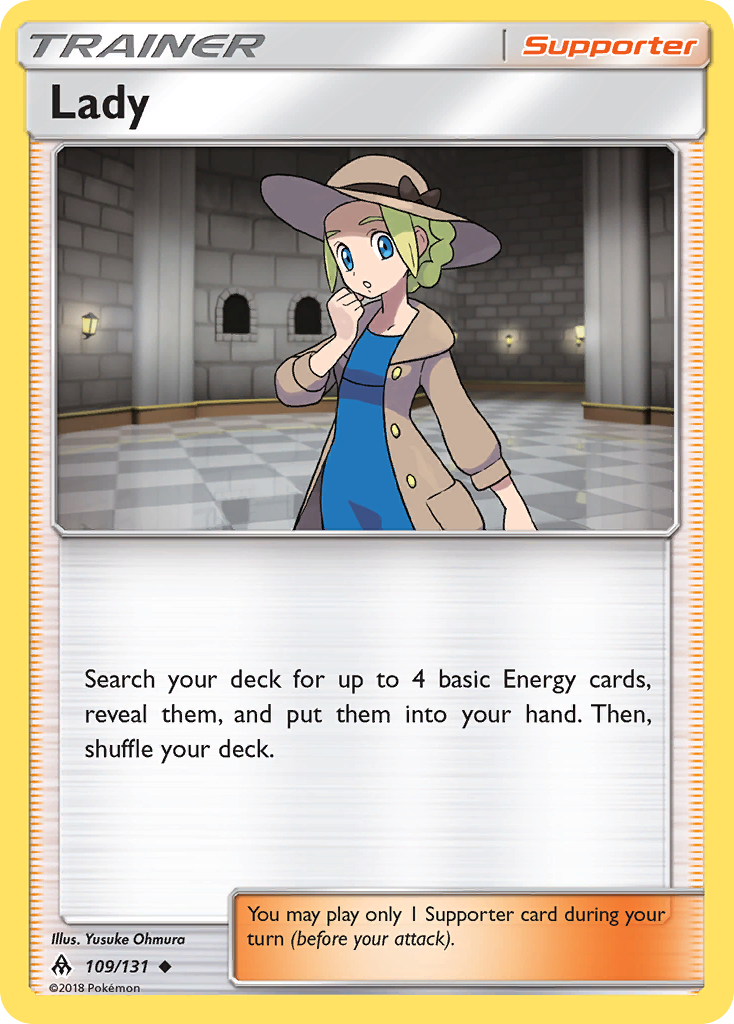 Lady (109/131) [Sun & Moon: Forbidden Light] | Tables and Towers