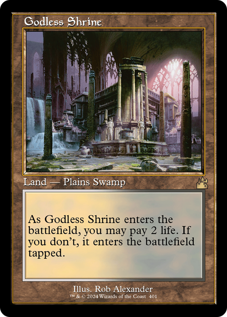 Godless Shrine (Retro) [Ravnica Remastered] | Tables and Towers