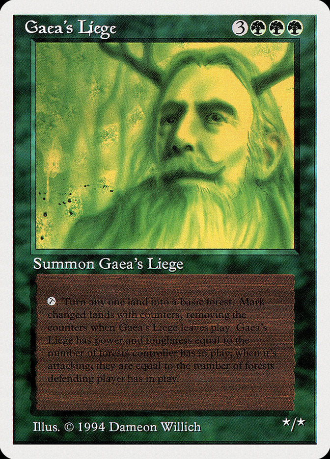 Gaea's Liege [Summer Magic / Edgar] | Tables and Towers