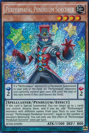 Performapal Pendulum Sorcerer [BOSH-EN090] Secret Rare | Tables and Towers