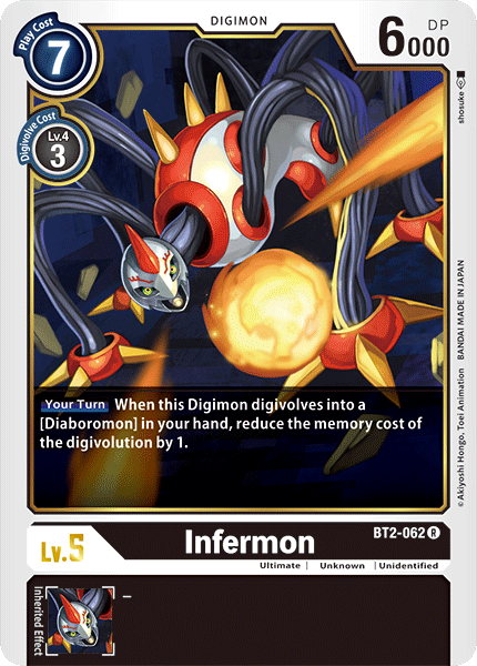 Infermon [BT2-062] [Release Special Booster Ver.1.0] | Tables and Towers