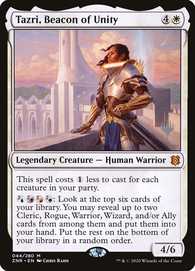 Tazri, Beacon of Unity (Promo Pack) [Zendikar Rising Promos] | Tables and Towers