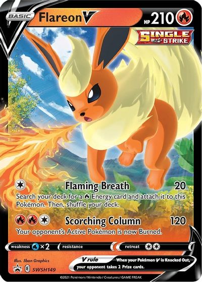 Flareon V (SWSH149) [Sword & Shield: Black Star Promos] | Tables and Towers