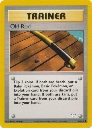 Old Rod (64/64) [Neo Revelation Unlimited] | Tables and Towers