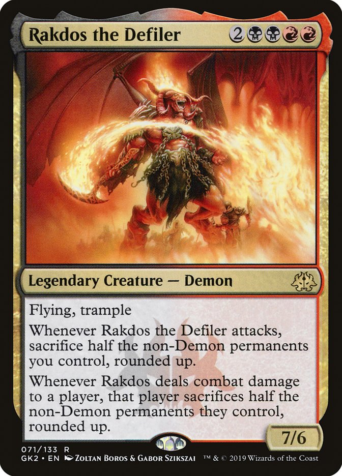 Rakdos the Defiler [Ravnica Allegiance Guild Kit] | Tables and Towers