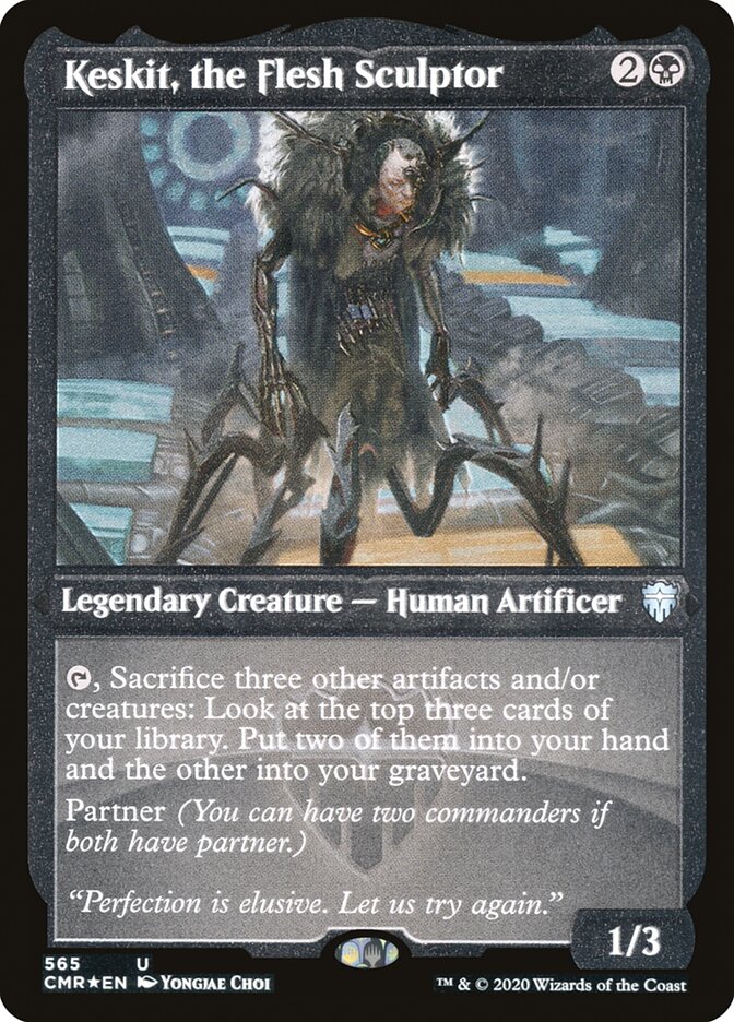 Keskit, the Flesh Sculptor (Etched) [Commander Legends] | Tables and Towers