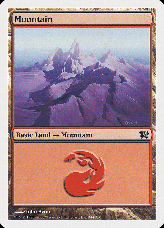 Mountain (344) [Ninth Edition] | Tables and Towers