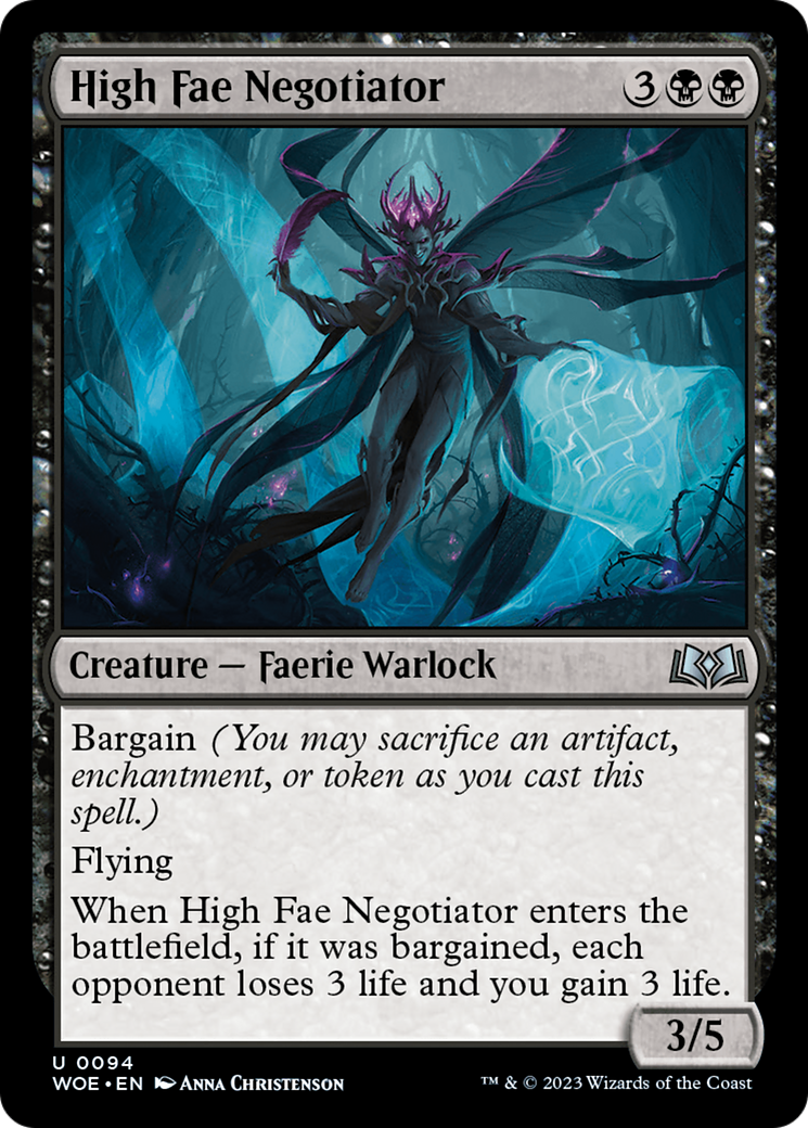 High Fae Negotiator [Wilds of Eldraine] | Tables and Towers