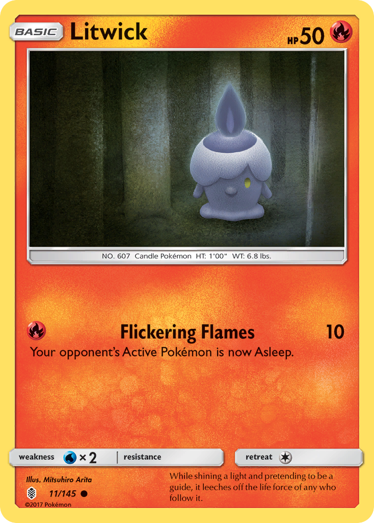 Litwick (11/145) [Sun & Moon: Guardians Rising] | Tables and Towers