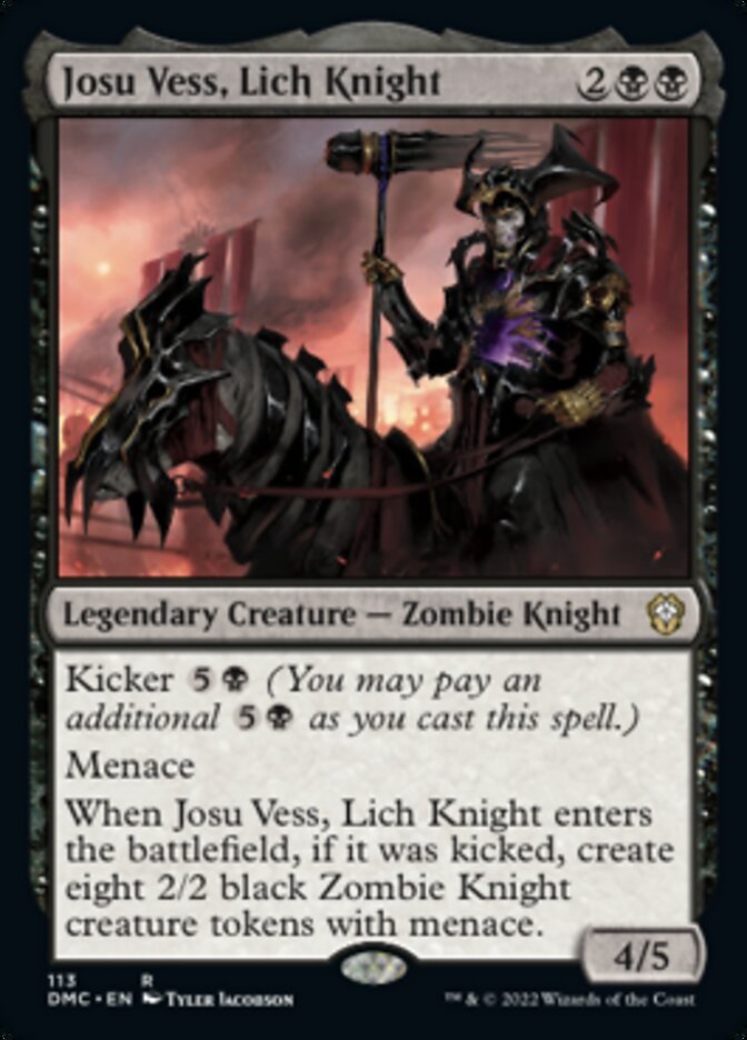 Josu Vess, Lich Knight [Dominaria United Commander] | Tables and Towers