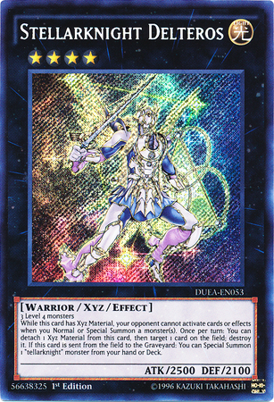 Stellarknight Delteros [DUEA-EN053] Secret Rare | Tables and Towers