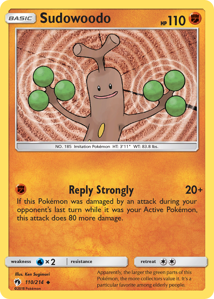 Sudowoodo (110/214) [Sun & Moon: Lost Thunder] | Tables and Towers