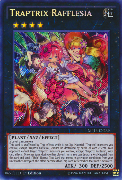 Traptrix Rafflesia [MP16-EN239] Secret Rare | Tables and Towers