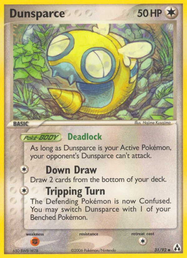 Dunsparce (31/92) [EX: Legend Maker] | Tables and Towers