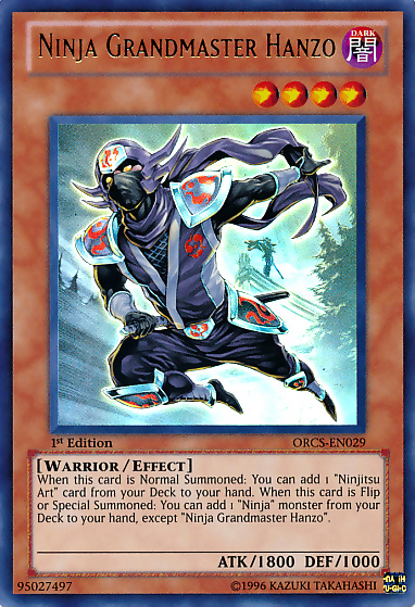 Ninja Grandmaster Hanzo [ORCS-EN029] Ultra Rare | Tables and Towers