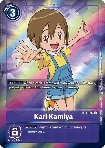 Kari Kamiya [BT4-097] (Buy-A-Box Promo) [Great Legend Promos] | Tables and Towers