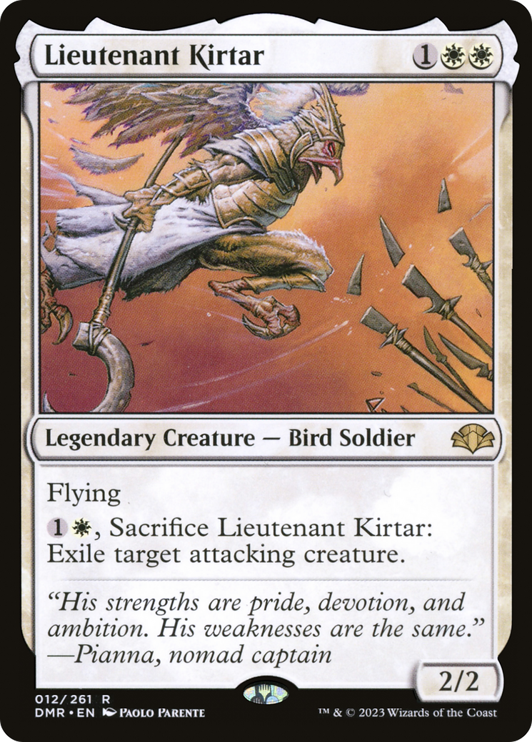 Lieutenant Kirtar [Dominaria Remastered] | Tables and Towers