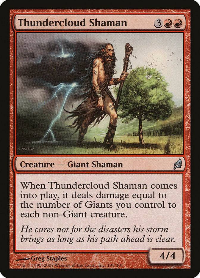 Thundercloud Shaman [Lorwyn] | Tables and Towers