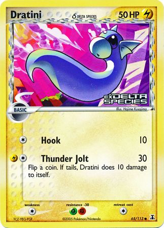 Dratini (65/113) (Delta Species) (Stamped) [EX: Delta Species] | Tables and Towers