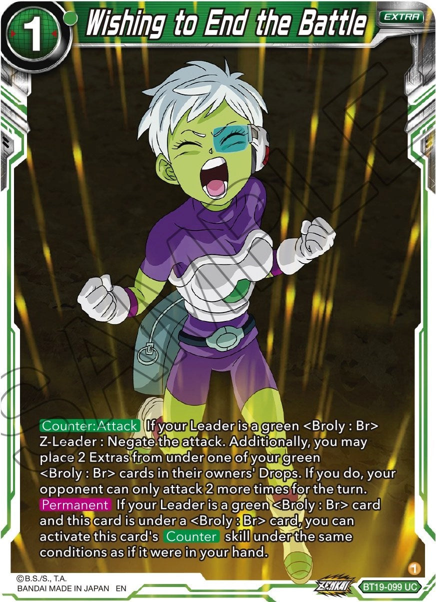 Wishing to End the Battle (BT19-099) [Fighter's Ambition] | Tables and Towers