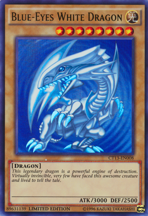 Blue-Eyes White Dragon [CT13-EN008] Ultra Rare | Tables and Towers