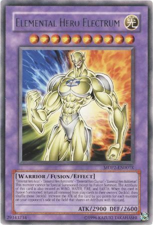 Elemental Hero Electrum (Redemption Replacement) [MDP2-EN001K] Rare | Tables and Towers