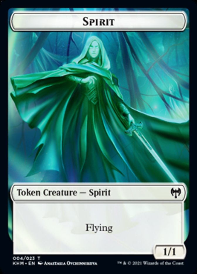 Spirit Token [Kaldheim Tokens] | Tables and Towers