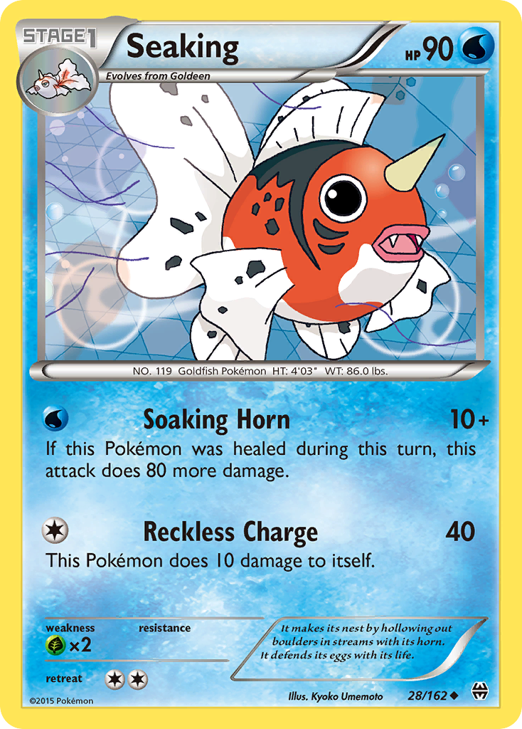 Seaking (28/162) [XY: BREAKthrough] | Tables and Towers