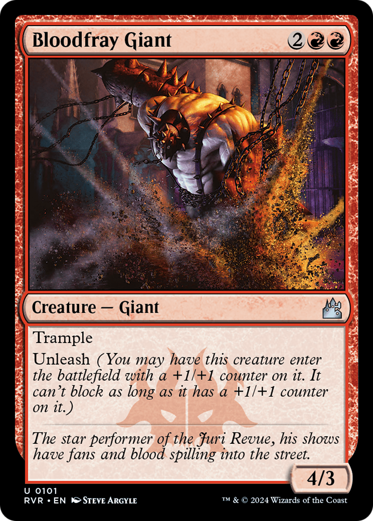 Bloodfray Giant [Ravnica Remastered] | Tables and Towers