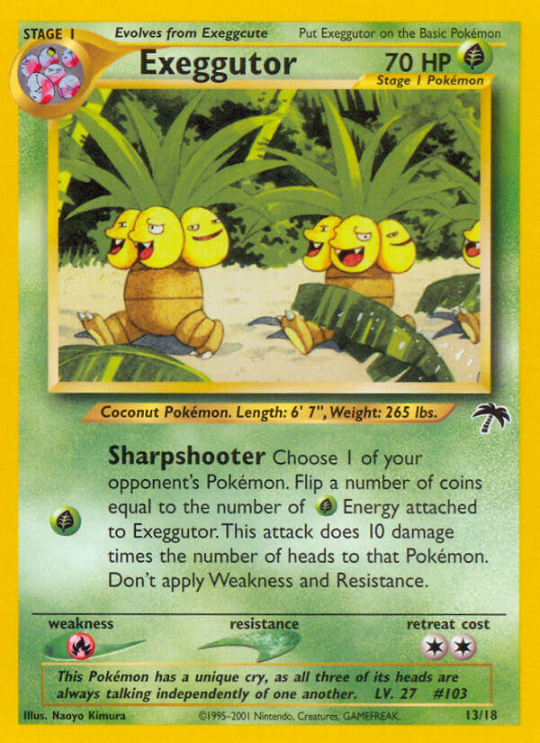 Exeggutor (13/18) [Southern Islands] | Tables and Towers