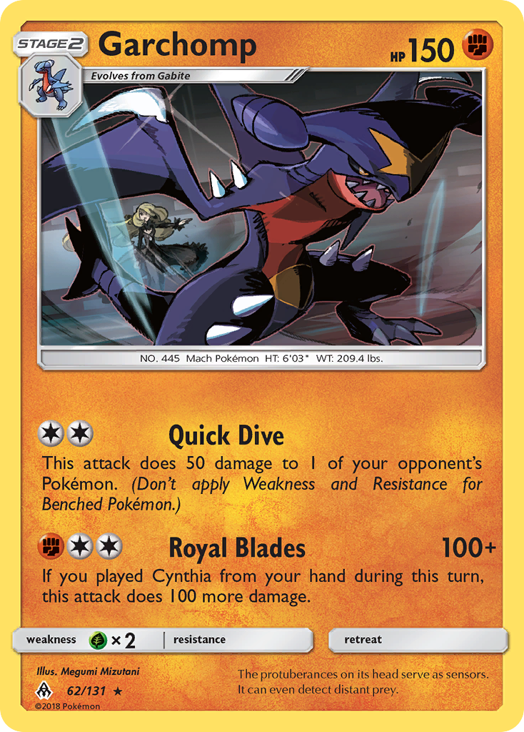 Garchomp (62/131) [Sun & Moon: Forbidden Light] | Tables and Towers