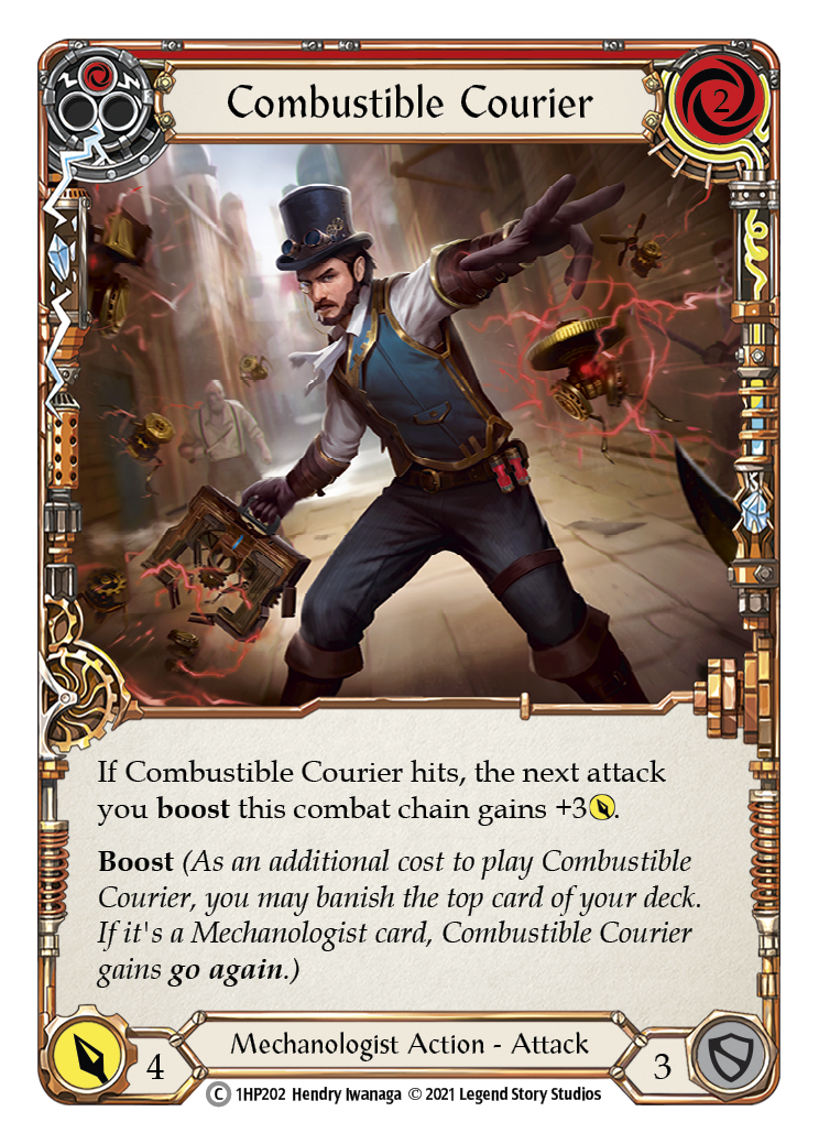 Combustible Courier (Red) [1HP202] (History Pack 1) | Tables and Towers