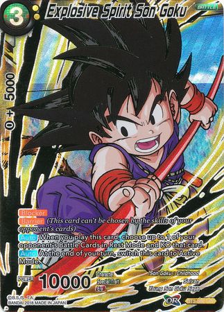 Explosive Spirit Son Goku (SPR) (BT3-088) [Cross Worlds] | Tables and Towers