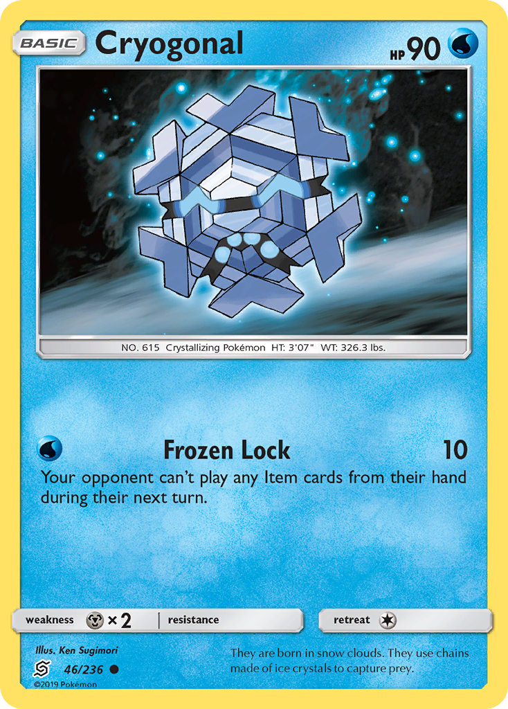 Cryogonal (46/236) [Sun & Moon: Unified Minds] | Tables and Towers