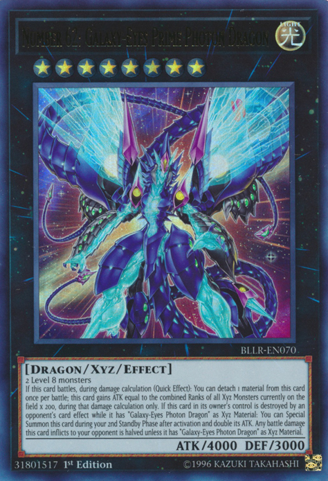 Number 62: Galaxy-Eyes Prime Photon Dragon [BLLR-EN070] Ultra Rare | Tables and Towers