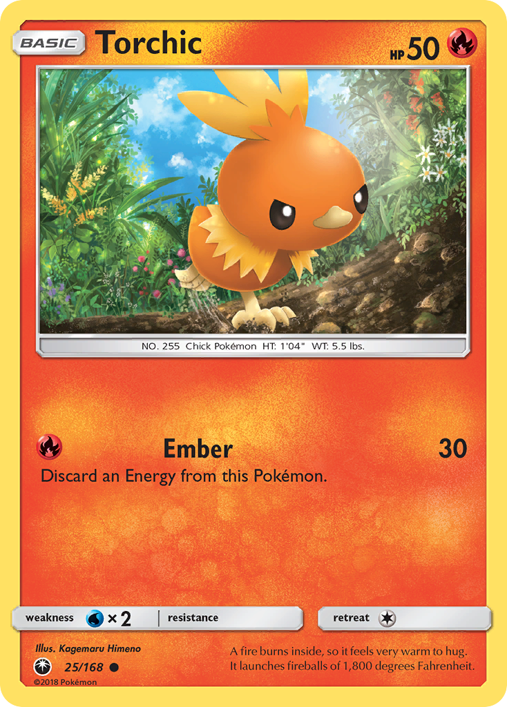 Torchic (25/168) [Sun & Moon: Celestial Storm] | Tables and Towers