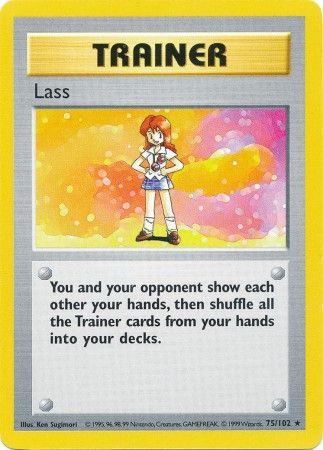 Lass (75/102) [Base Set Shadowless Unlimited] | Tables and Towers