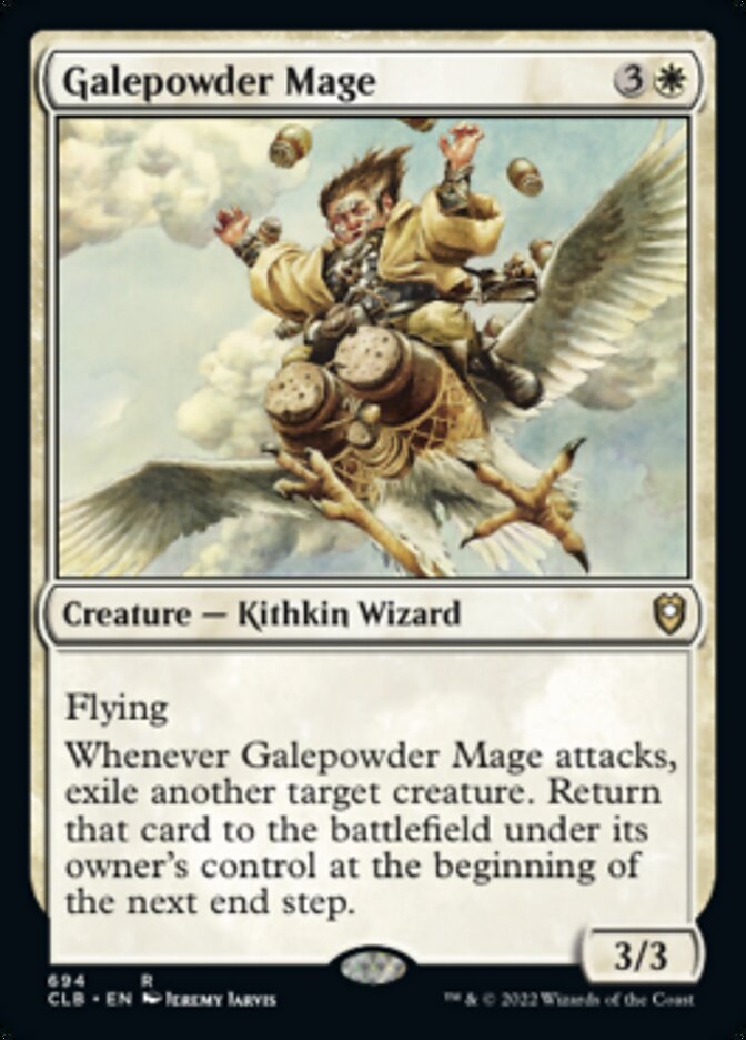 Galepowder Mage [Commander Legends: Battle for Baldur's Gate] | Tables and Towers